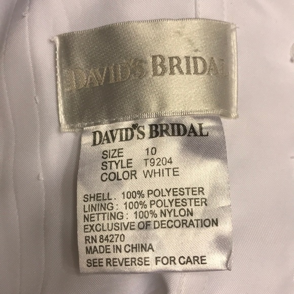 DAVID’S BRIDAL WEDDING GOWN - Picture 8 of 8
